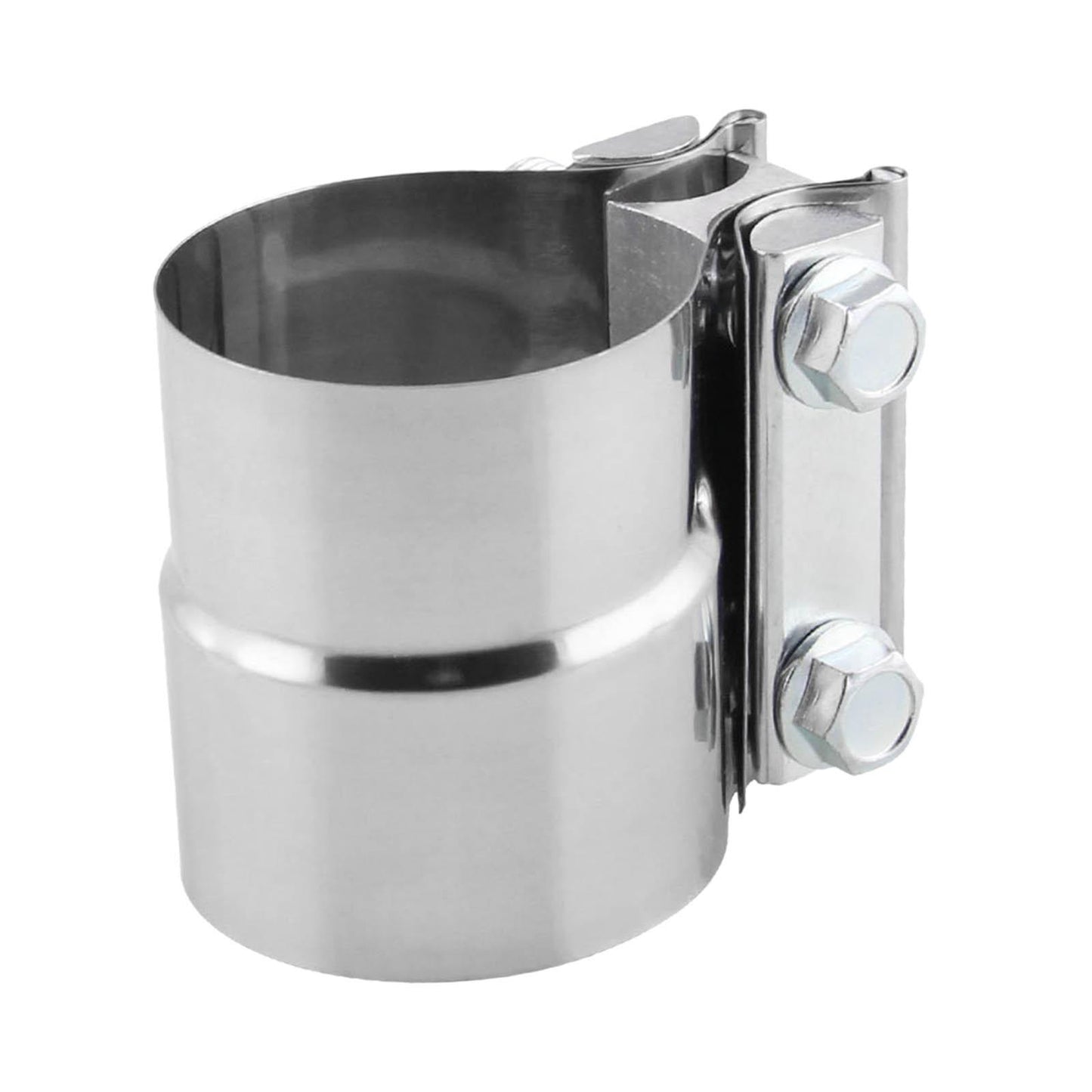 2 Butt Joint Exhaust Clamp Muffler Hardware Exhaust Pipes Tips Downpipe"