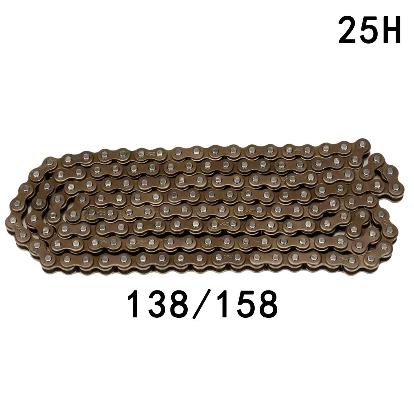 25H Sprocket Chain for 47cc 49cc Pocket Bike Direct Replaces 138 Links