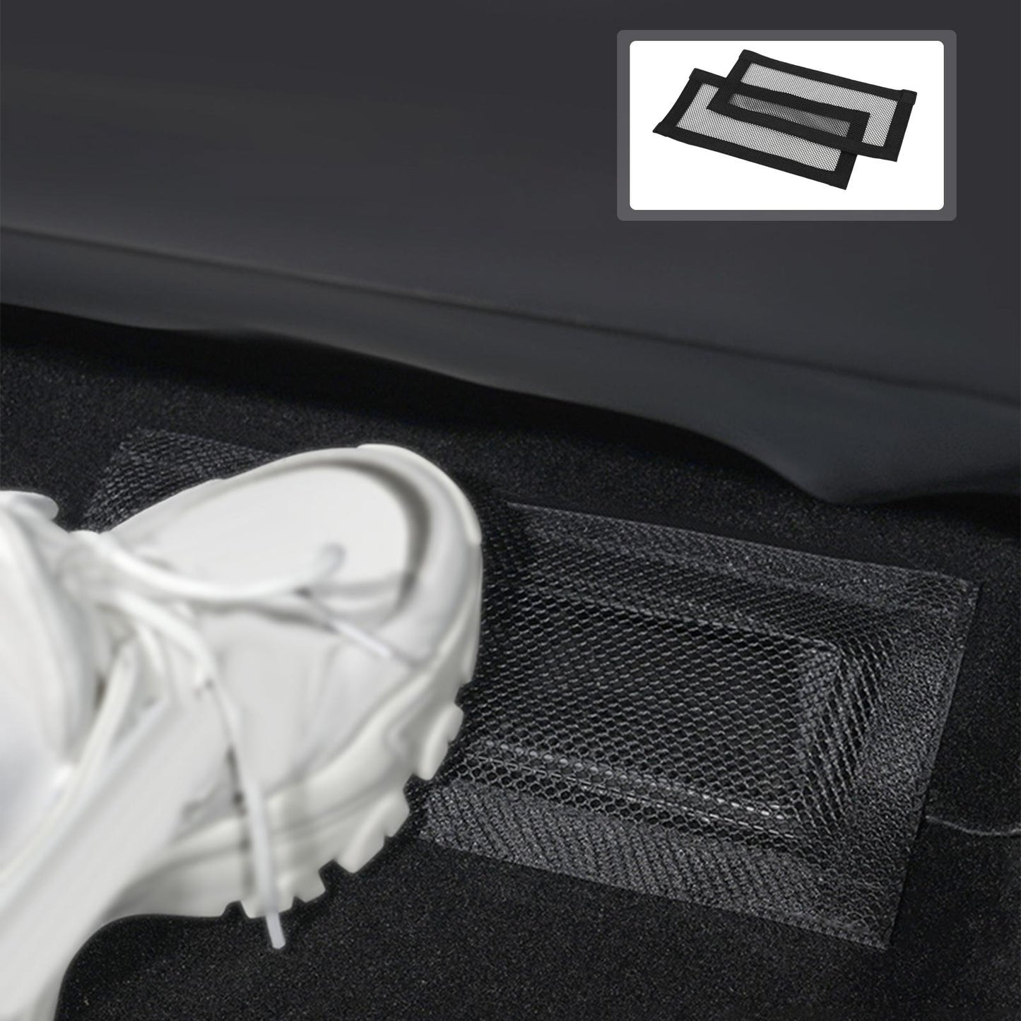 2 Pieces Car Air Outlet Anti Dust Net Cover Fit for Tesla Model 3 & Model Y