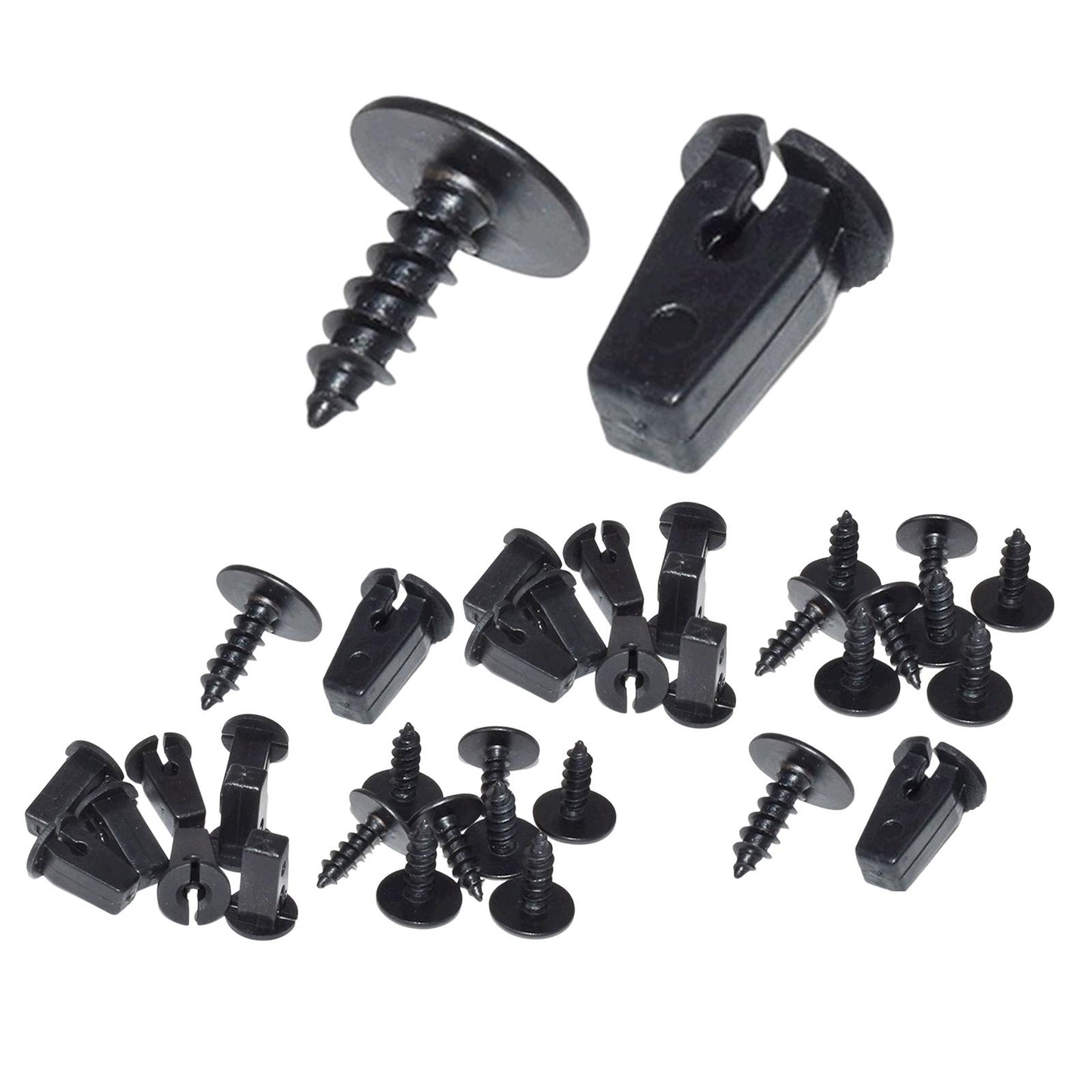 20 Sets Lock Nuts Grommets Screws Automotive Tools Car Parts Auto Parts