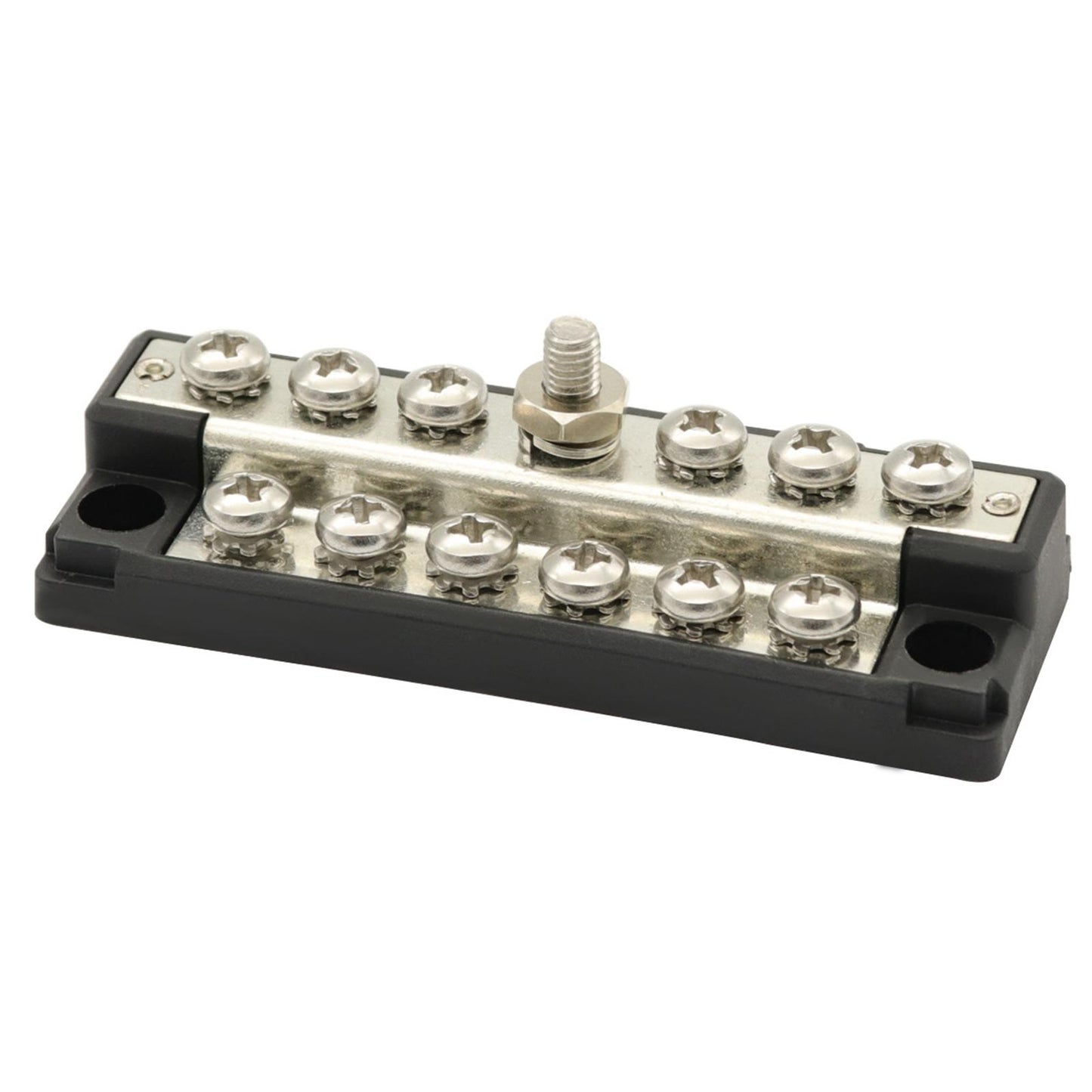 12 Way Bus Bar Terminal Block 100 Amp 32V Fit for Trucks RV Coaches Boats