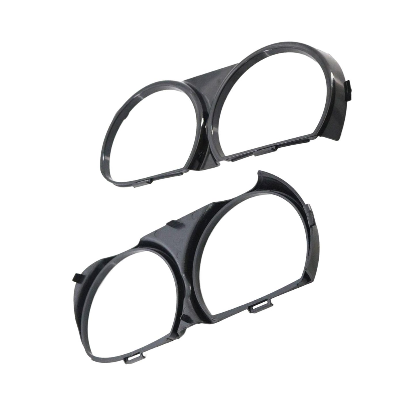 2 Pieces Front Headlight Lamp Bezel Trim CH2510101 for Challenger