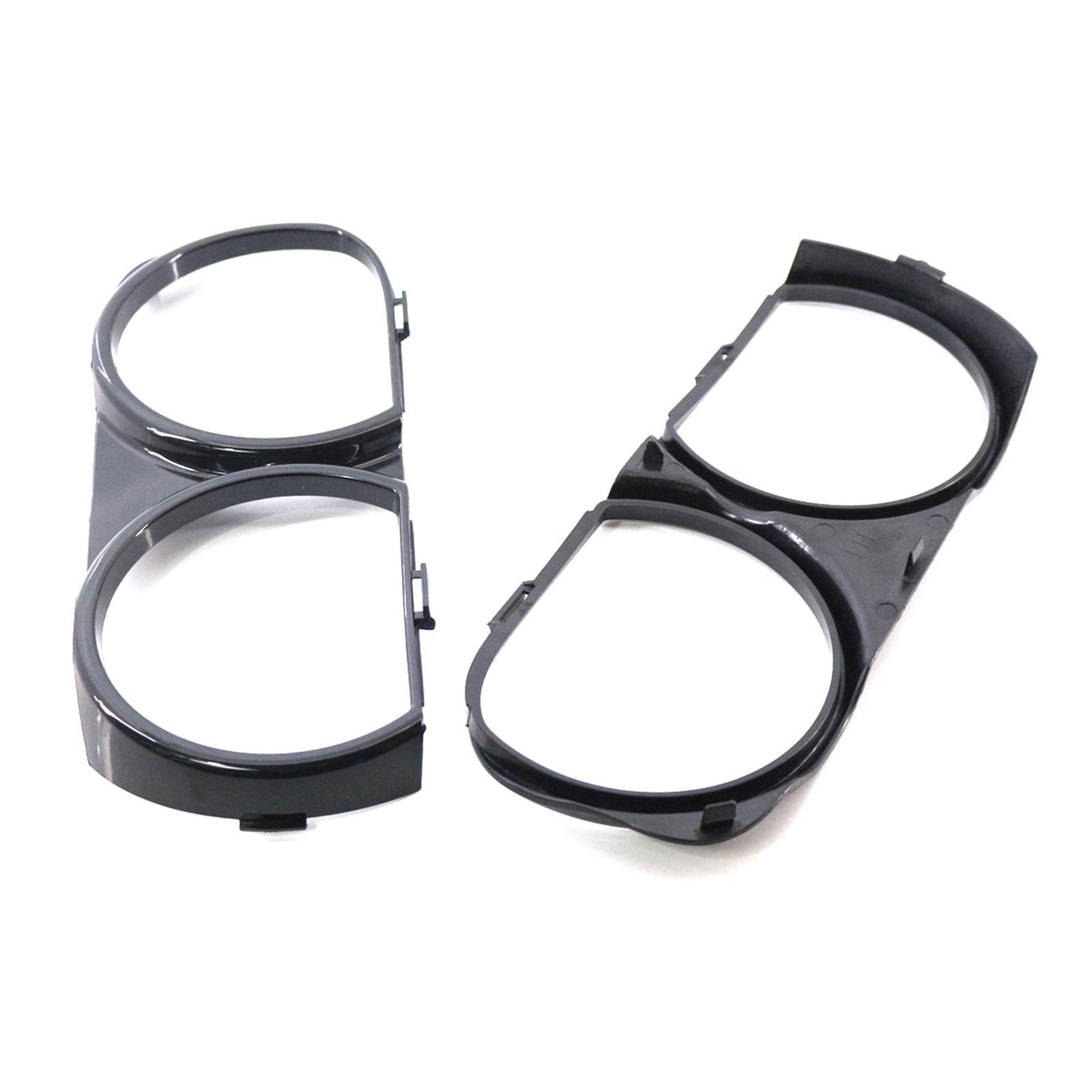 2 Pieces Front Headlight Lamp Bezel Trim CH2510101 for Challenger