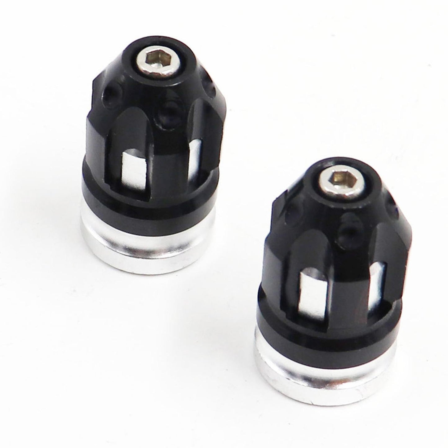 2Pcs Tire Valve Stem Caps Protection Fit for Motorcycles Suvs Mountain Bike Black