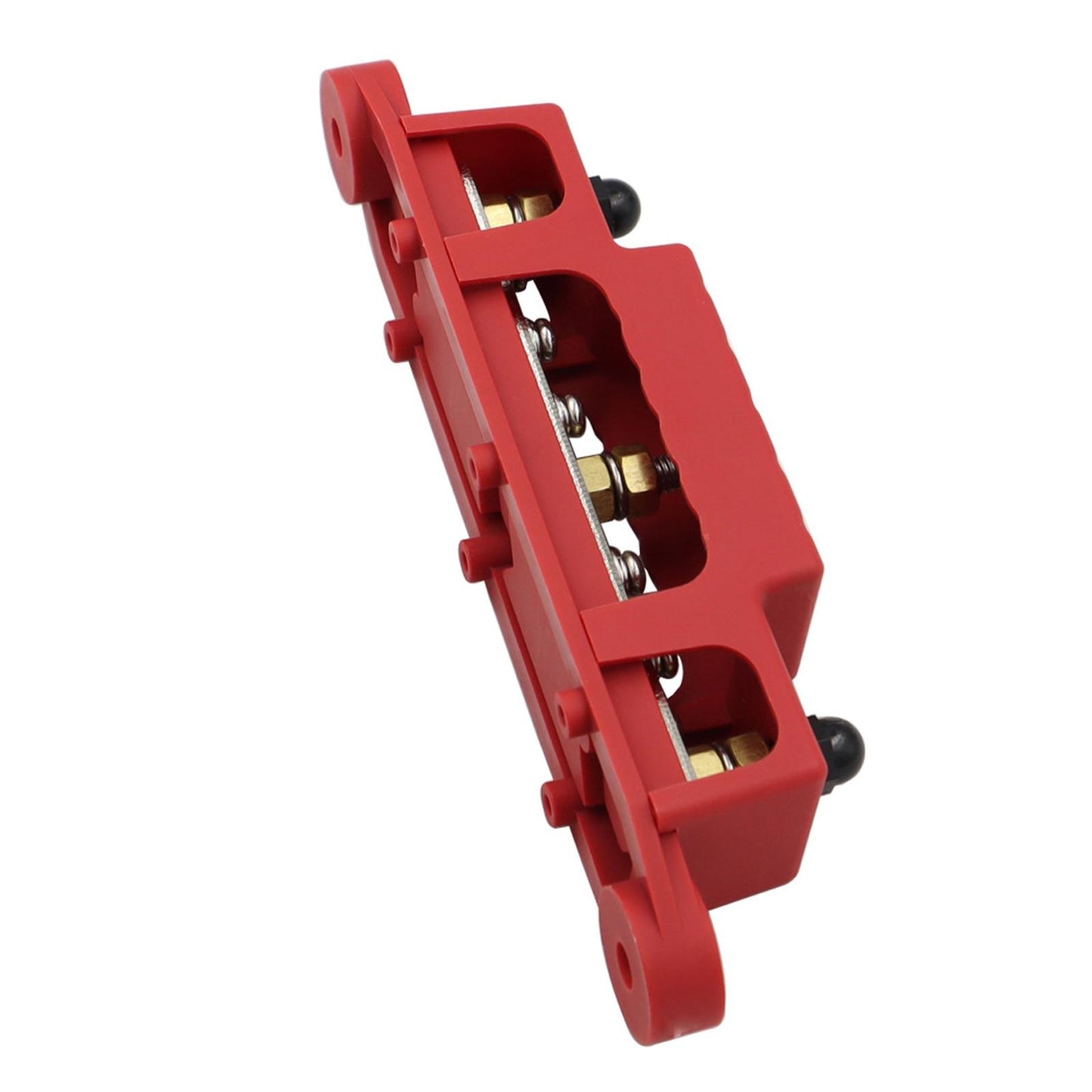 10Terminal Distribution Block with M6 Studs Busbar for Yachts Marine Red