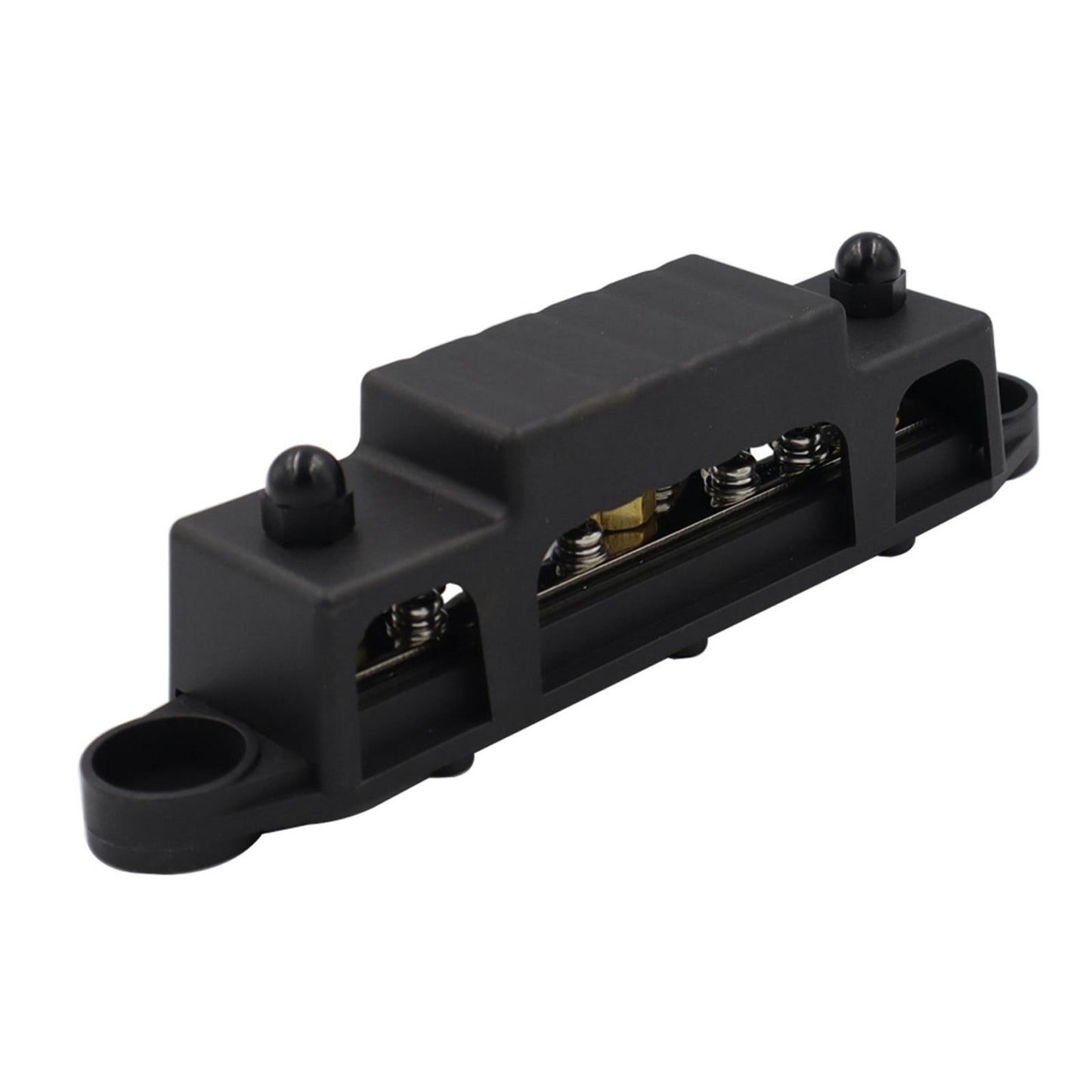 10Terminal Distribution Block with M6 Studs Busbar for Yachts Marine Blach