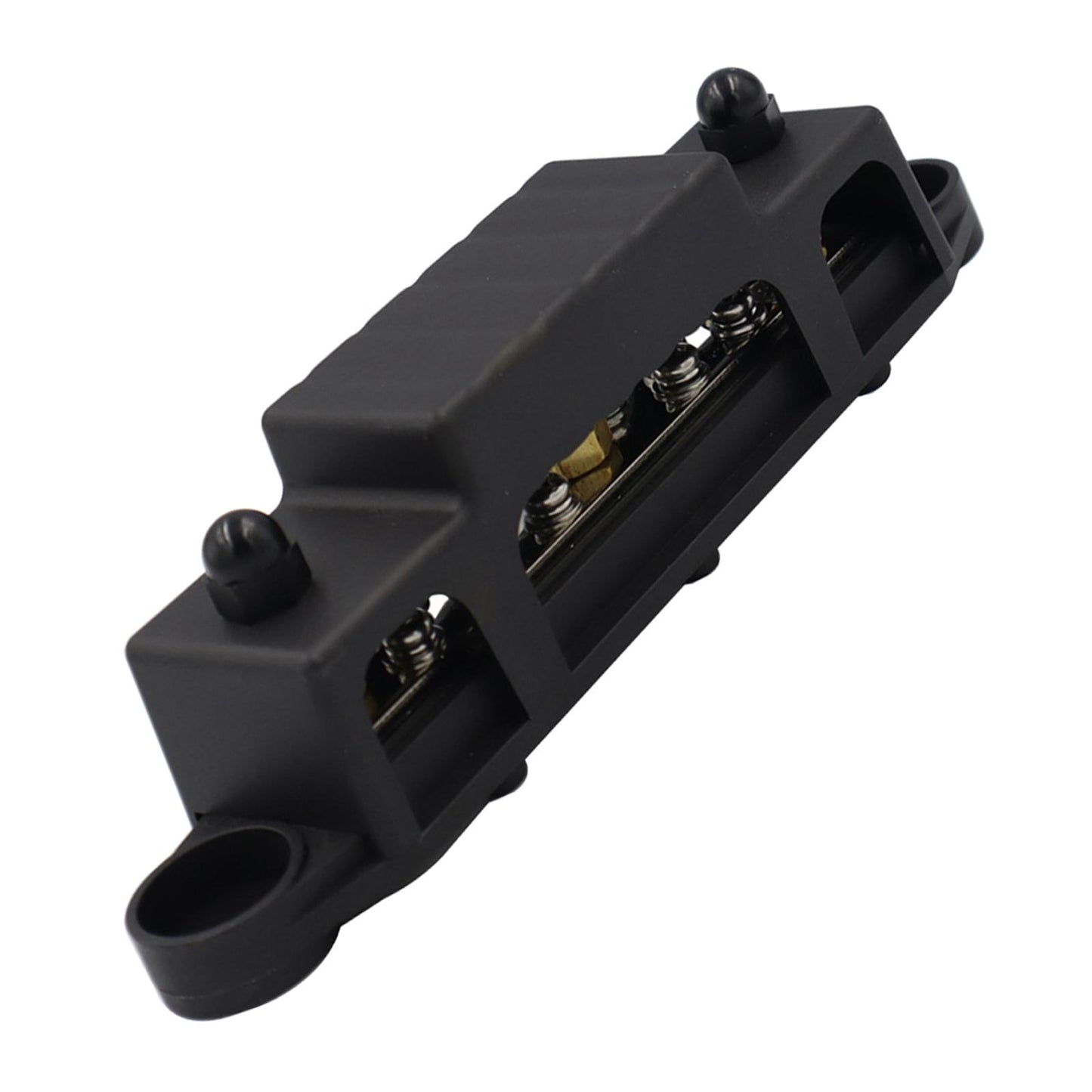 10Terminal Distribution Block with M6 Studs Busbar for Yachts Marine Blach