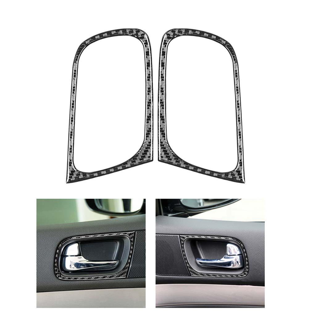 2 Pieces Interior Door Handle Cover Trim Kit Decor for Infiniti G37