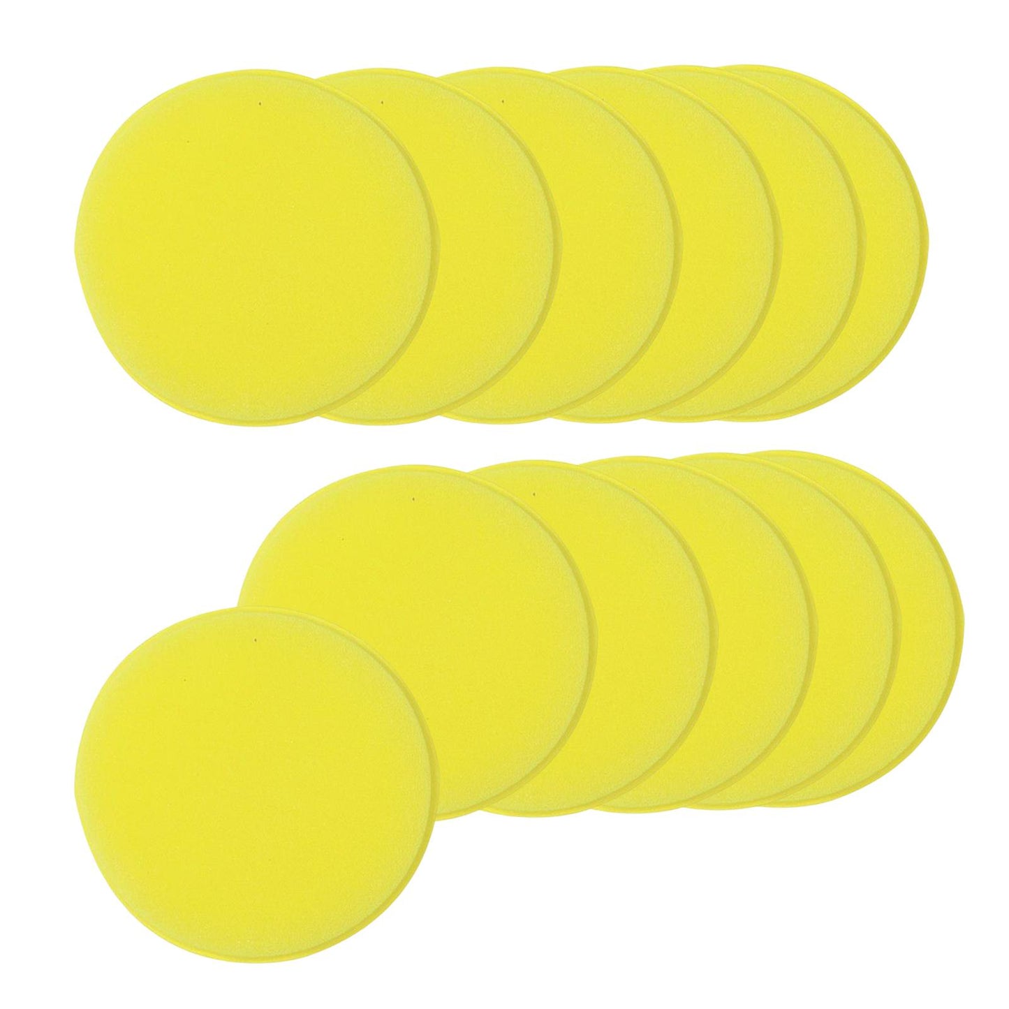 12 Pieces 4inch Foam Sponge Buffing Kits for Automobiles Yachts Car