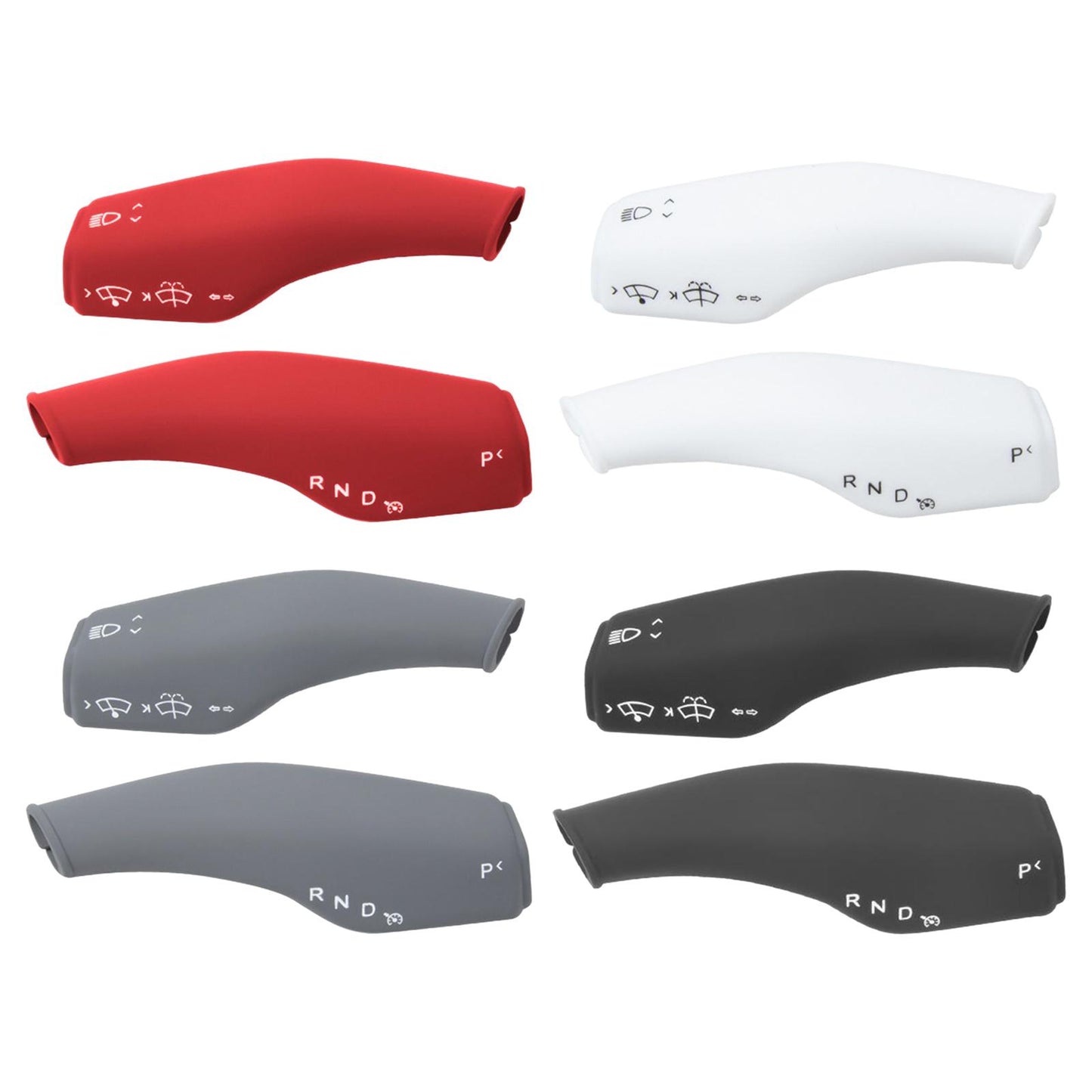 2Pcs Wiper Control Paddle covers for Replacement Black