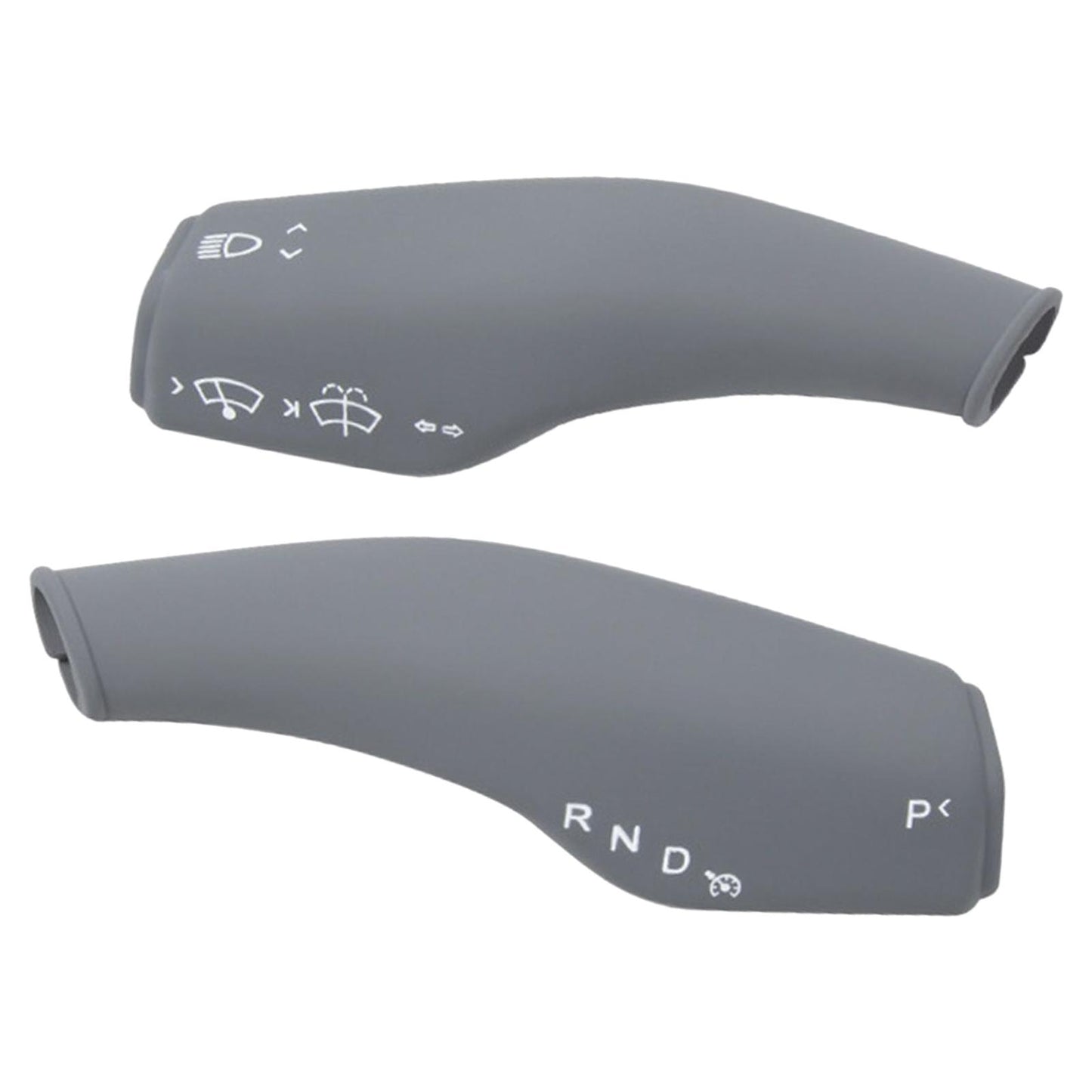 2Pcs Wiper Control Paddle covers for Replacement Gray