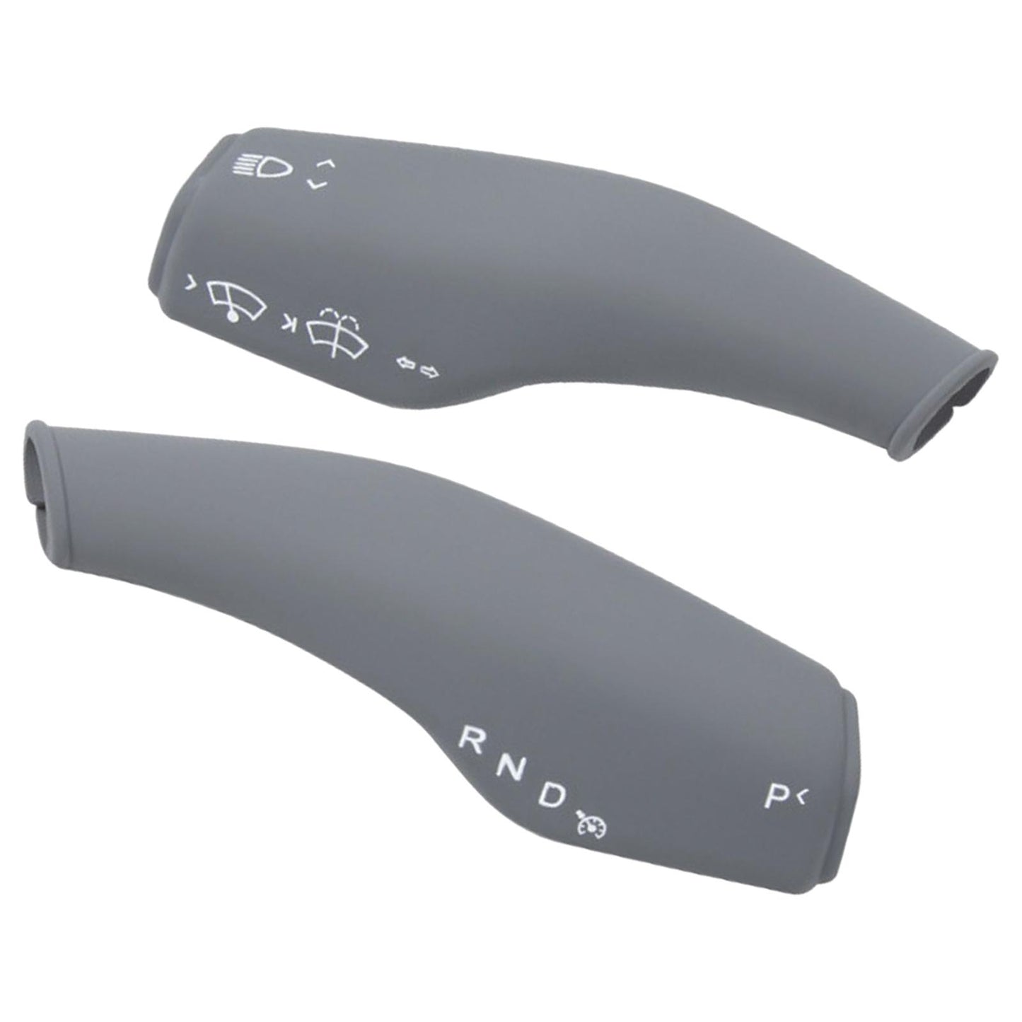 2Pcs Wiper Control Paddle covers for Replacement Gray