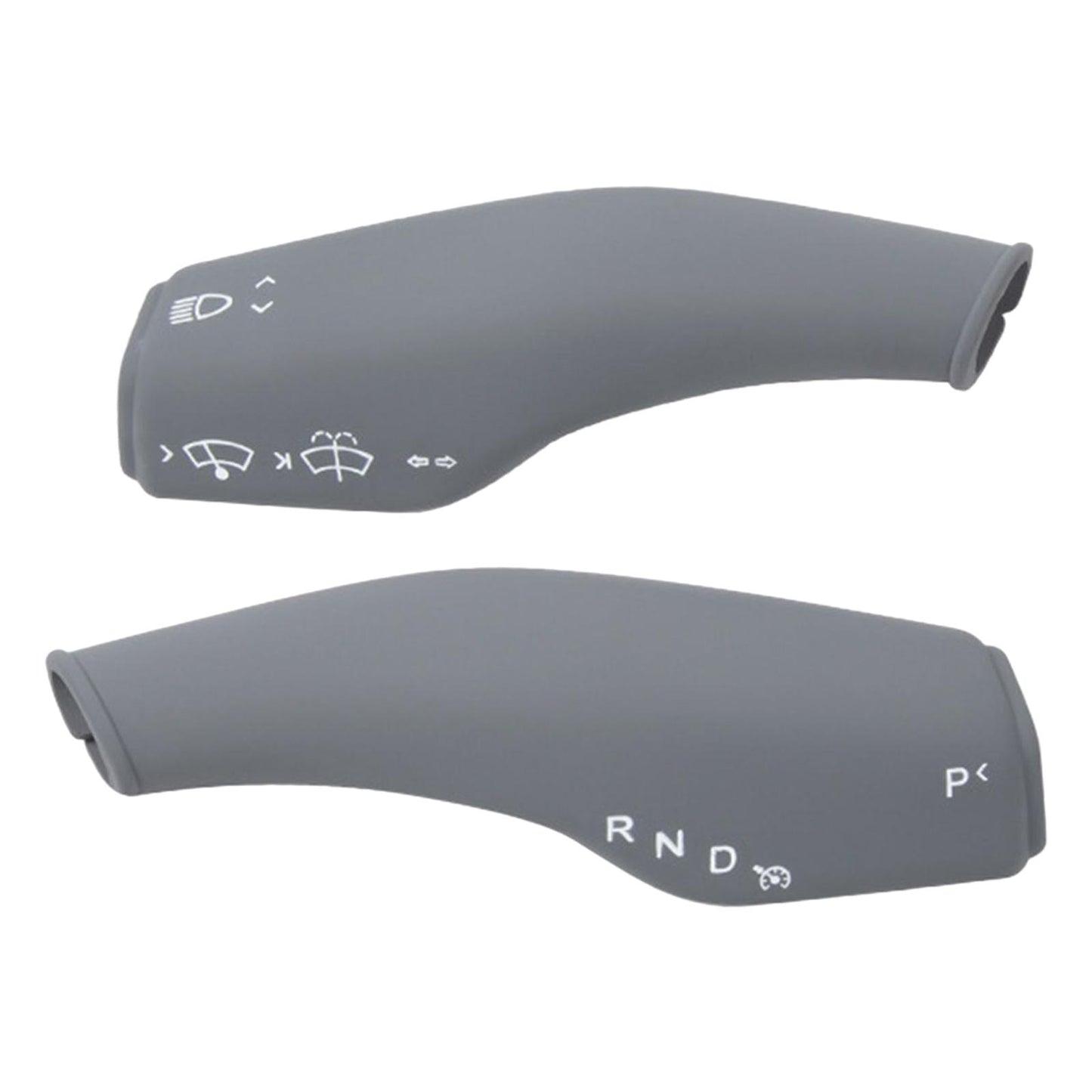 2Pcs Wiper Control Paddle covers for Replacement Gray