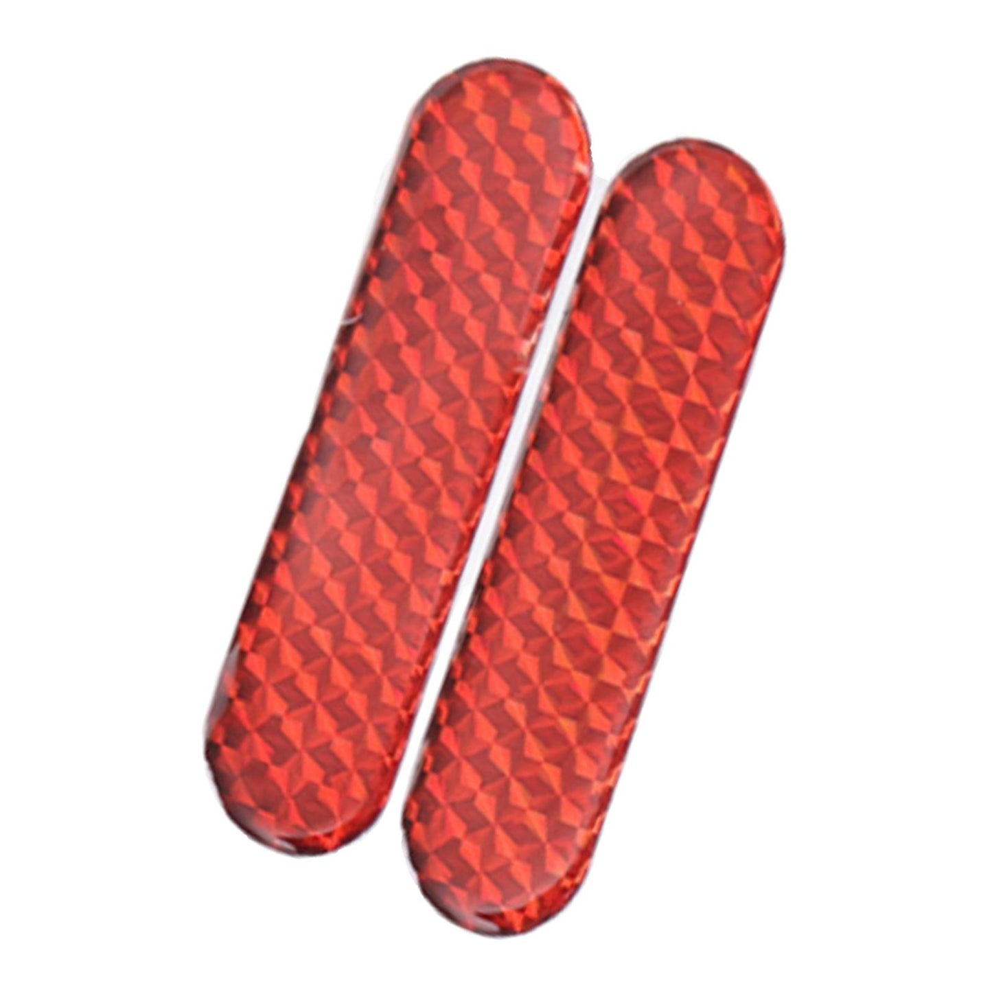 2 Pieces Car Reflective Sticker Auto Reflector Stickers for Pickup Red