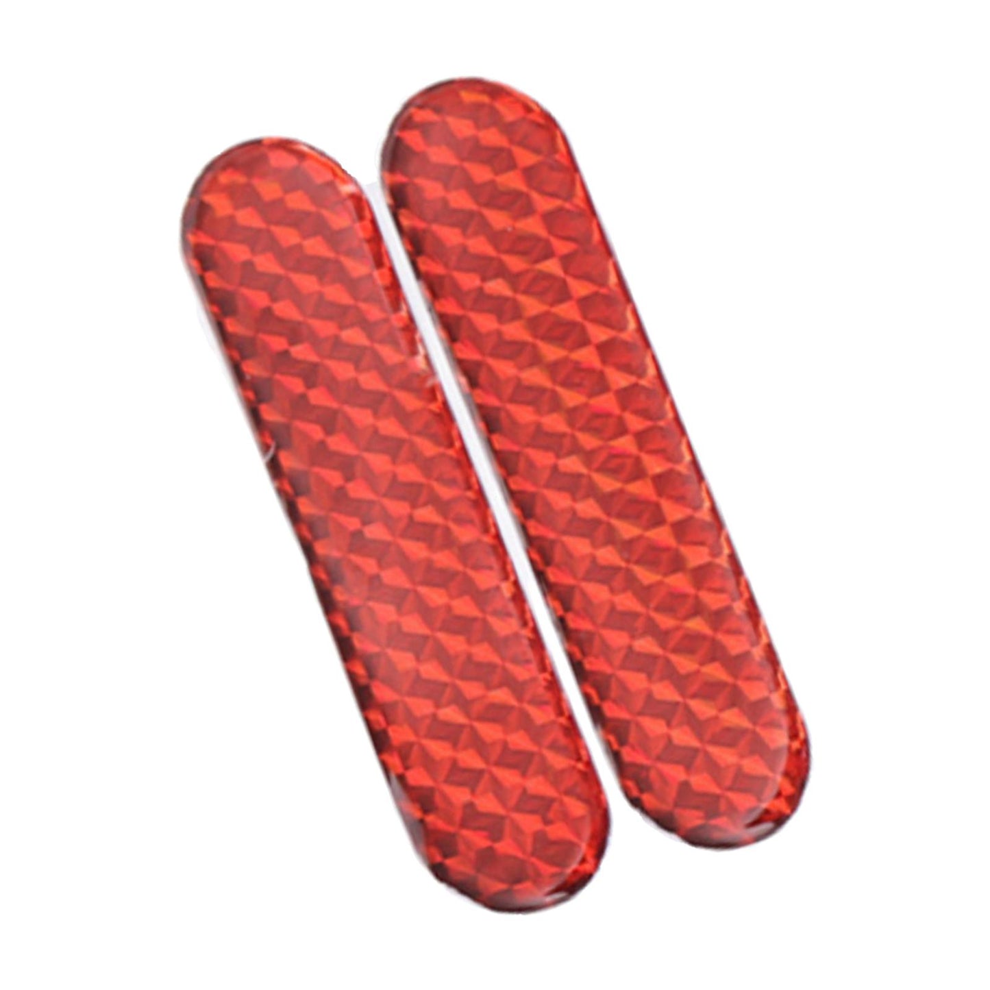 2 Pieces Car Reflective Sticker Auto Reflector Stickers for Pickup Red
