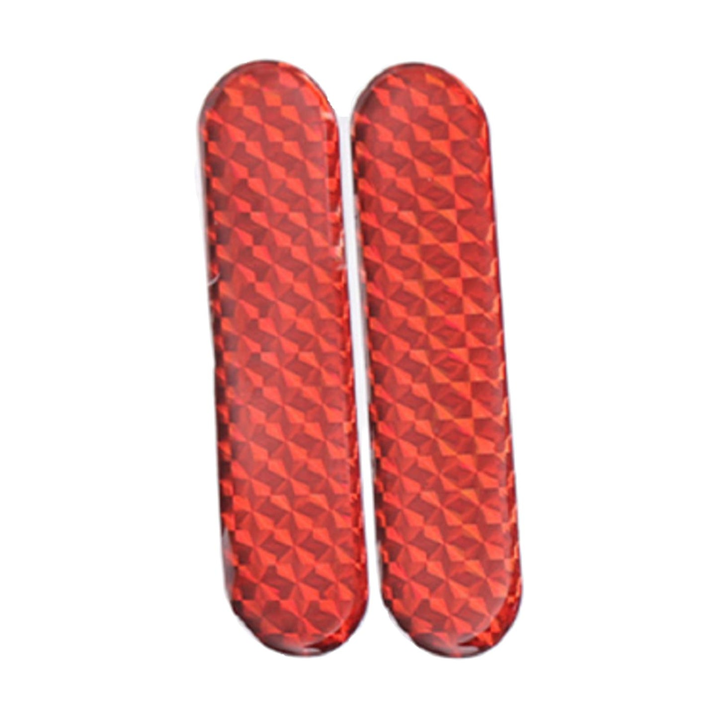 2 Pieces Car Reflective Sticker Auto Reflector Stickers for Pickup Red