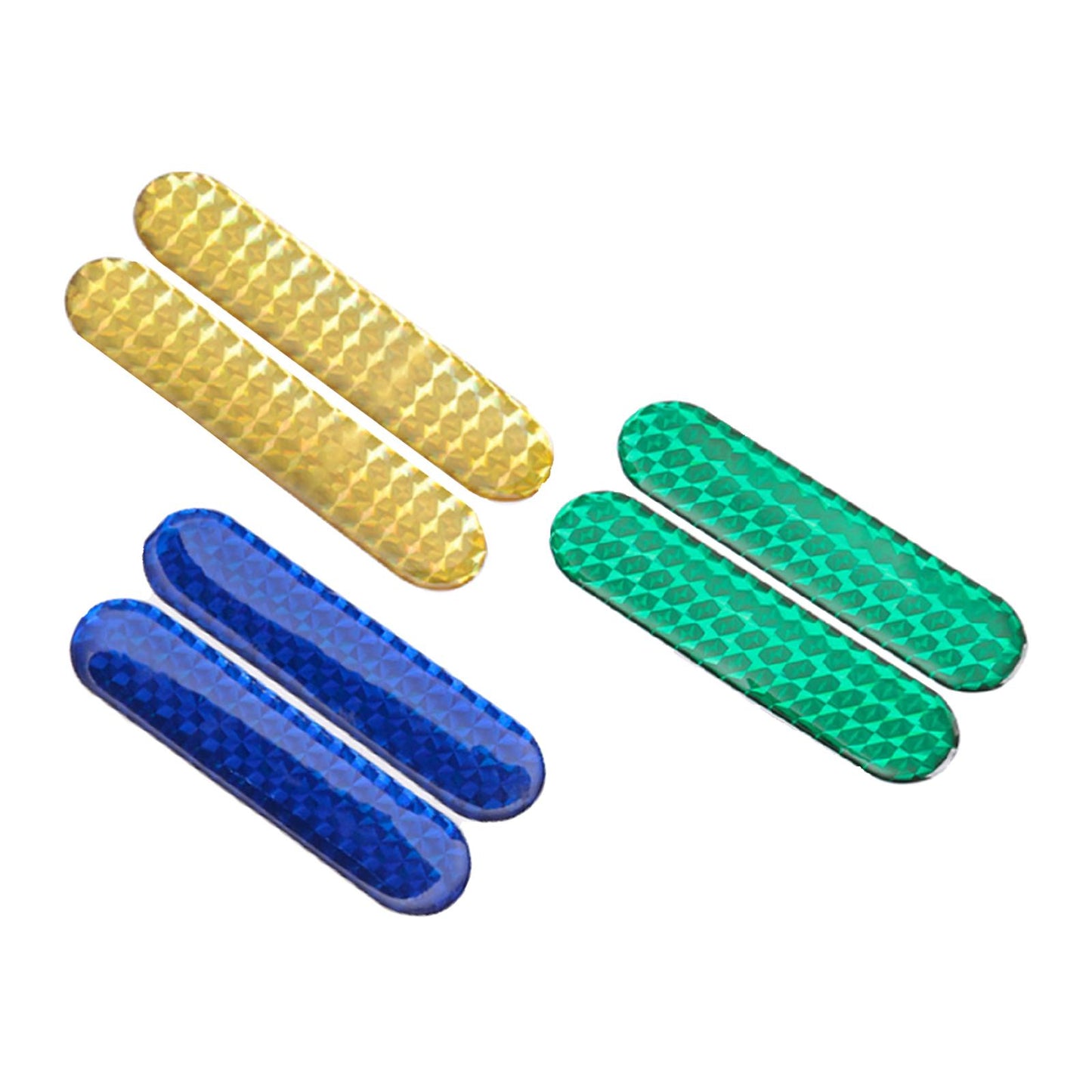 2 Pieces Car Reflective Sticker Auto Reflector Stickers for Pickup Yellow