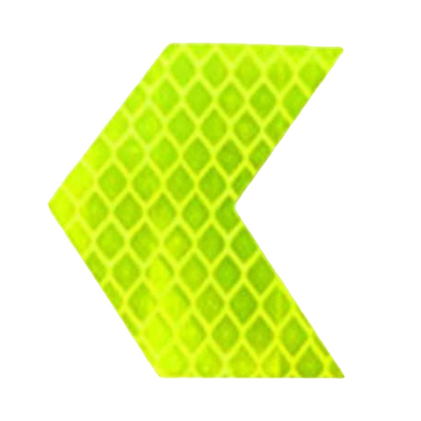 10x Arrow Reflective Stickers Night Sign Self Adhesive for Truck Green