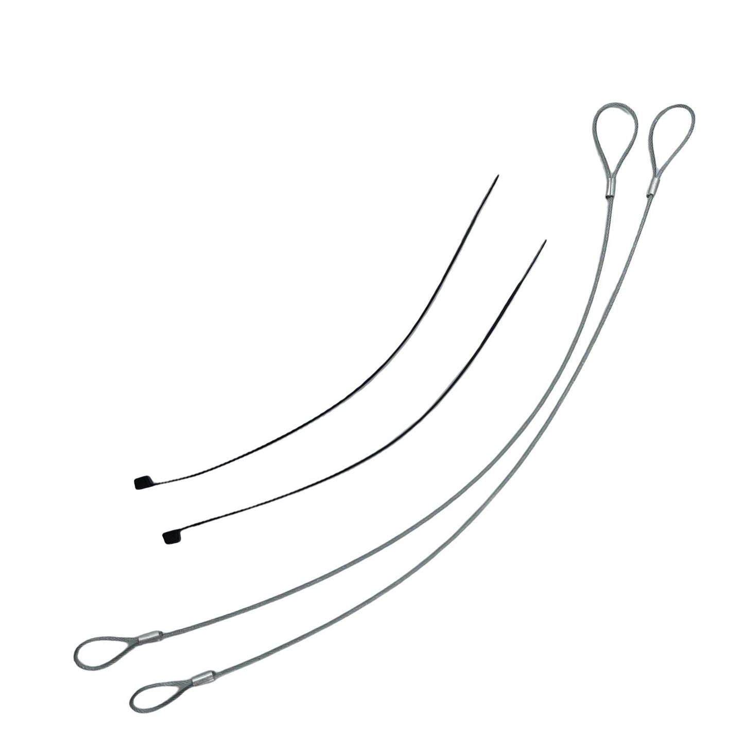 2 Pieces Emergency Hood Release Cable Replaces for C4 1984-1996 Durable