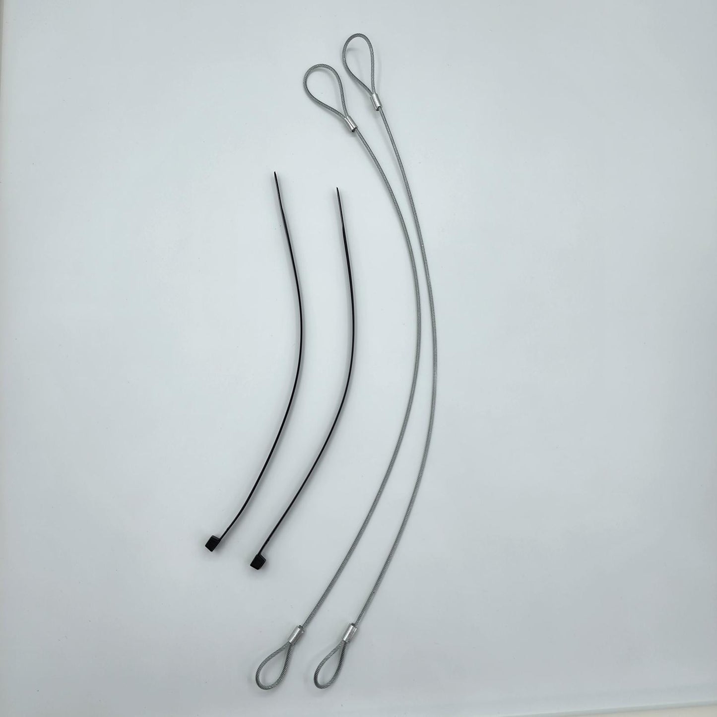 2 Pieces Emergency Hood Release Cable Replaces for C4 1984-1996 Durable