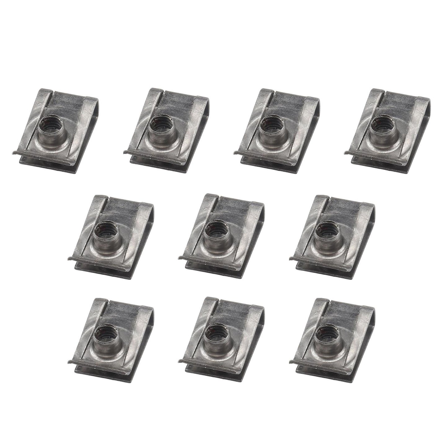 10x Universal U Shaped Nuts Clips Parts Stainless Steel Accessories Replaces