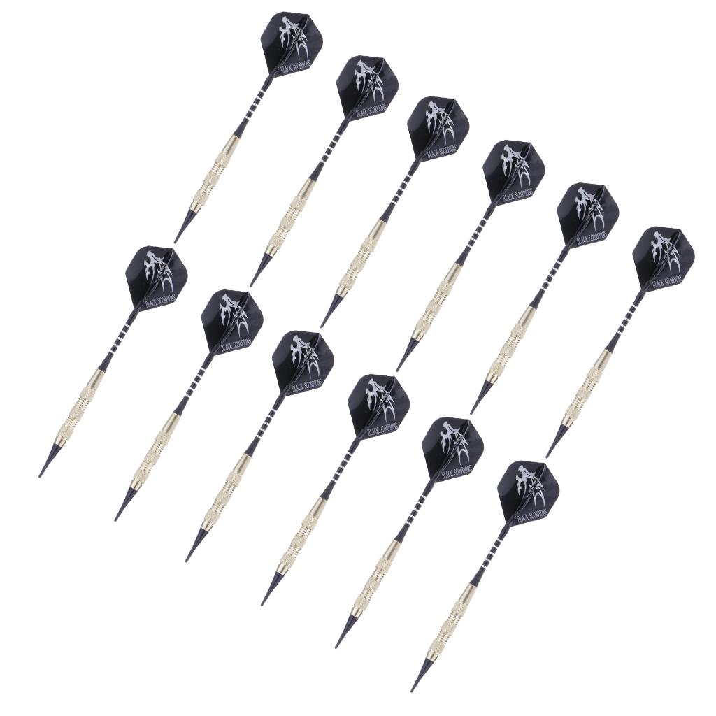 12 Pieces Professional Safety Soft Tip Darts for Electronic Dartboard White