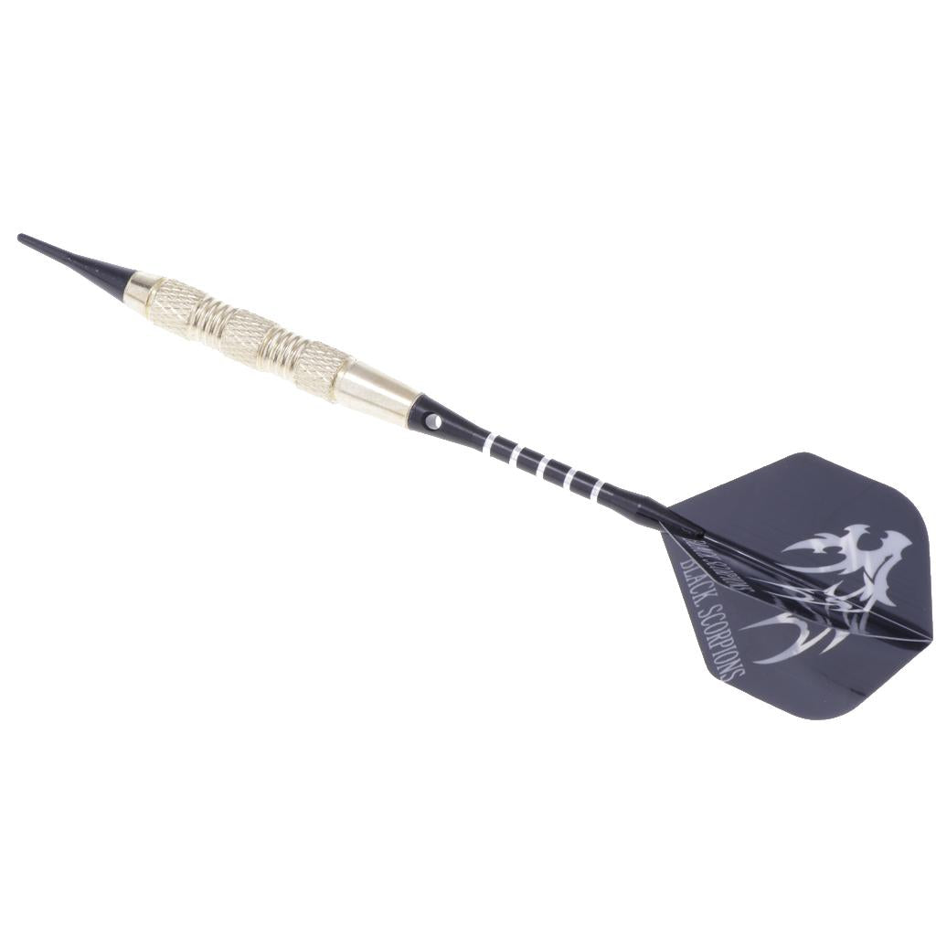 12 Pieces Professional Safety Soft Tip Darts for Electronic Dartboard White