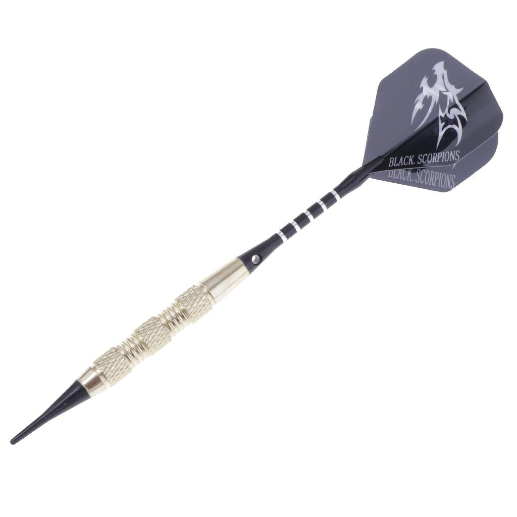 12 Pieces Professional Safety Soft Tip Darts for Electronic Dartboard White