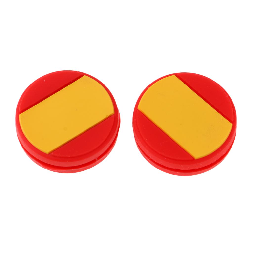 2 Pieces National Flag Silicone Tennis Racket Shock Absorbers Spain