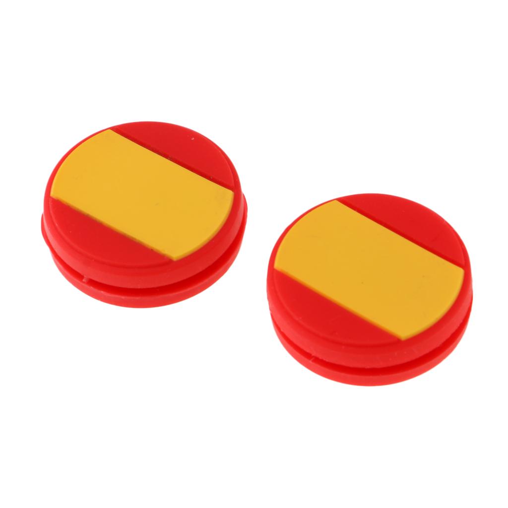 2 Pieces National Flag Silicone Tennis Racket Shock Absorbers Spain