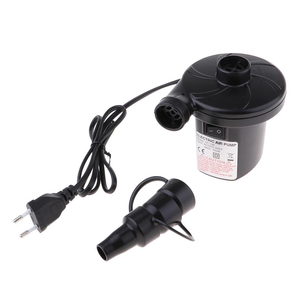 220V Air Pump Air Mattress Pump Boat Pool Raft Canoe Inflator Pump