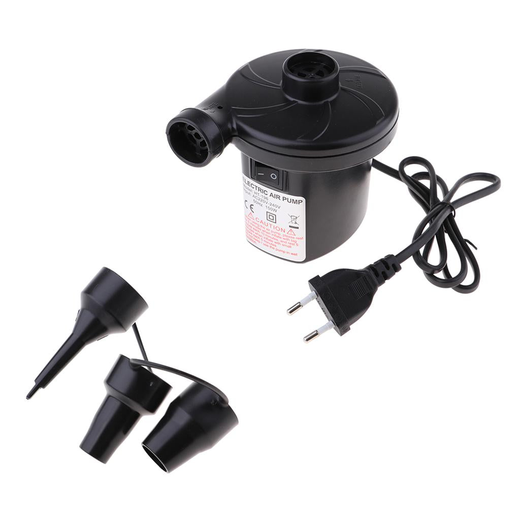 220V Air Pump Air Mattress Pump Boat Pool Raft Canoe Inflator Pump
