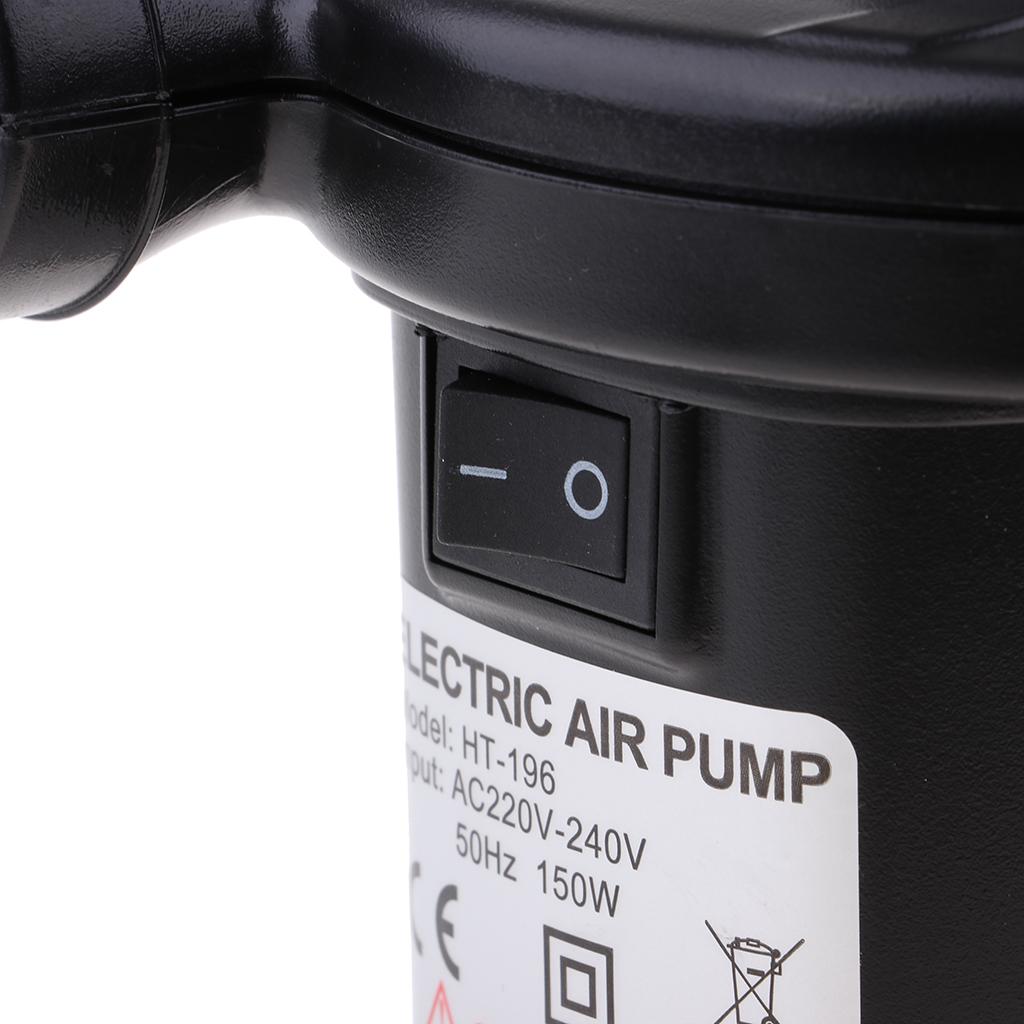 220V Air Pump Air Mattress Pump Boat Pool Raft Canoe Inflator Pump