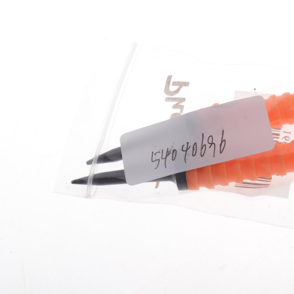 2 Pack Soft Plastic Golf Ball Tees Limit Resistance Elastic Ball Nail Orange