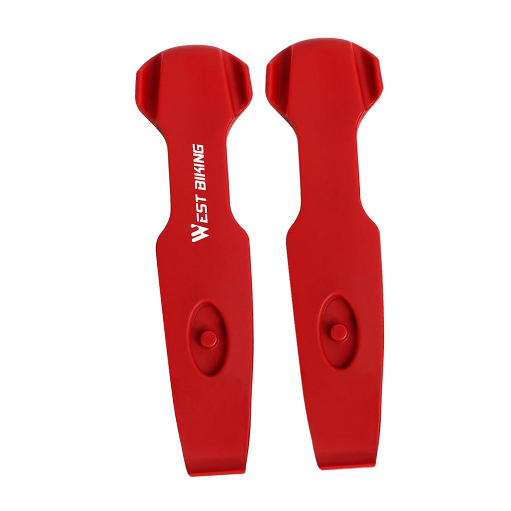 2 Packs Bicycle Tire Tyre Lever Opener Breaker Wheel Spoke Repair Tool Red