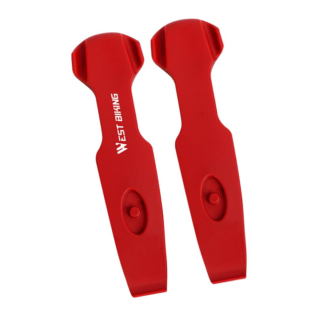 2 Packs Bicycle Tire Tyre Lever Opener Breaker Wheel Spoke Repair Tool Red