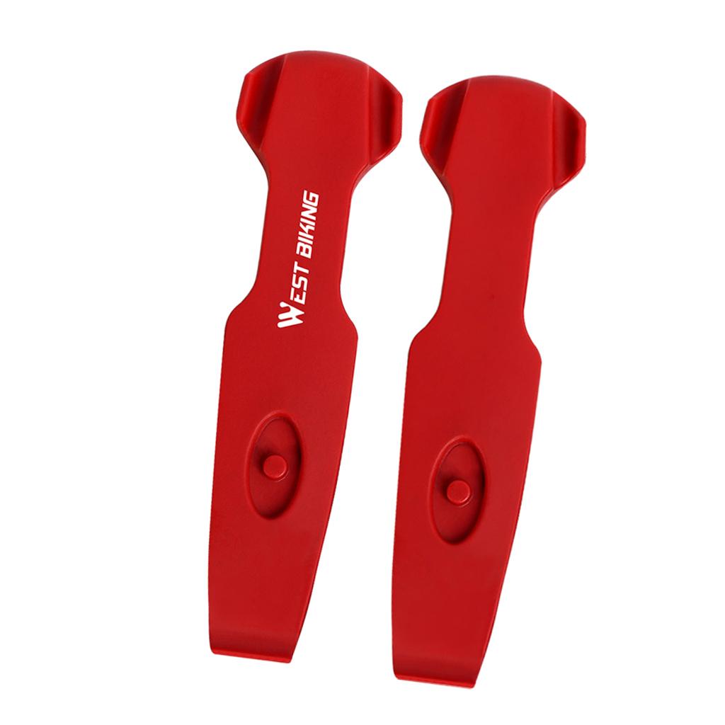 2 Packs Bicycle Tire Tyre Lever Opener Breaker Wheel Spoke Repair Tool Red