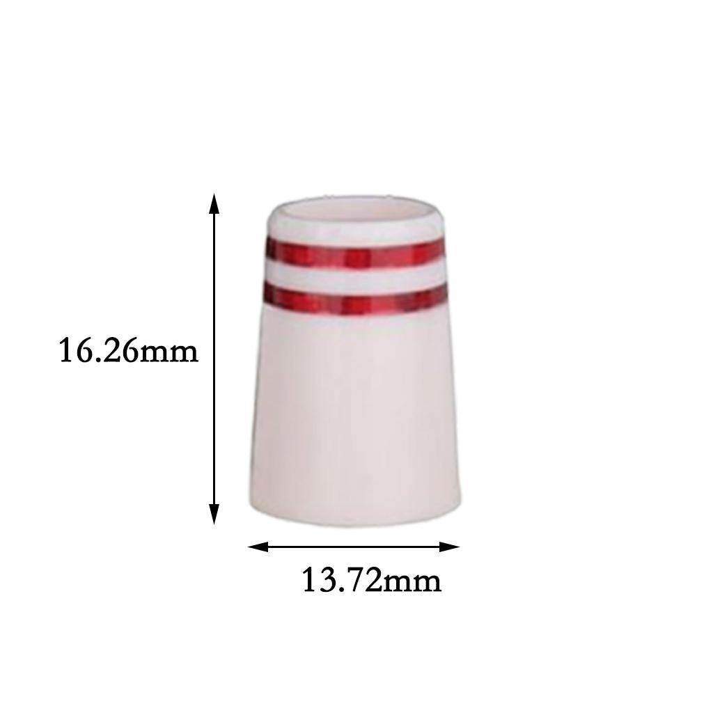 12Pcs Golf Iron Ferrules for Taper Tip Iron Wedge Size .355 End Caps White