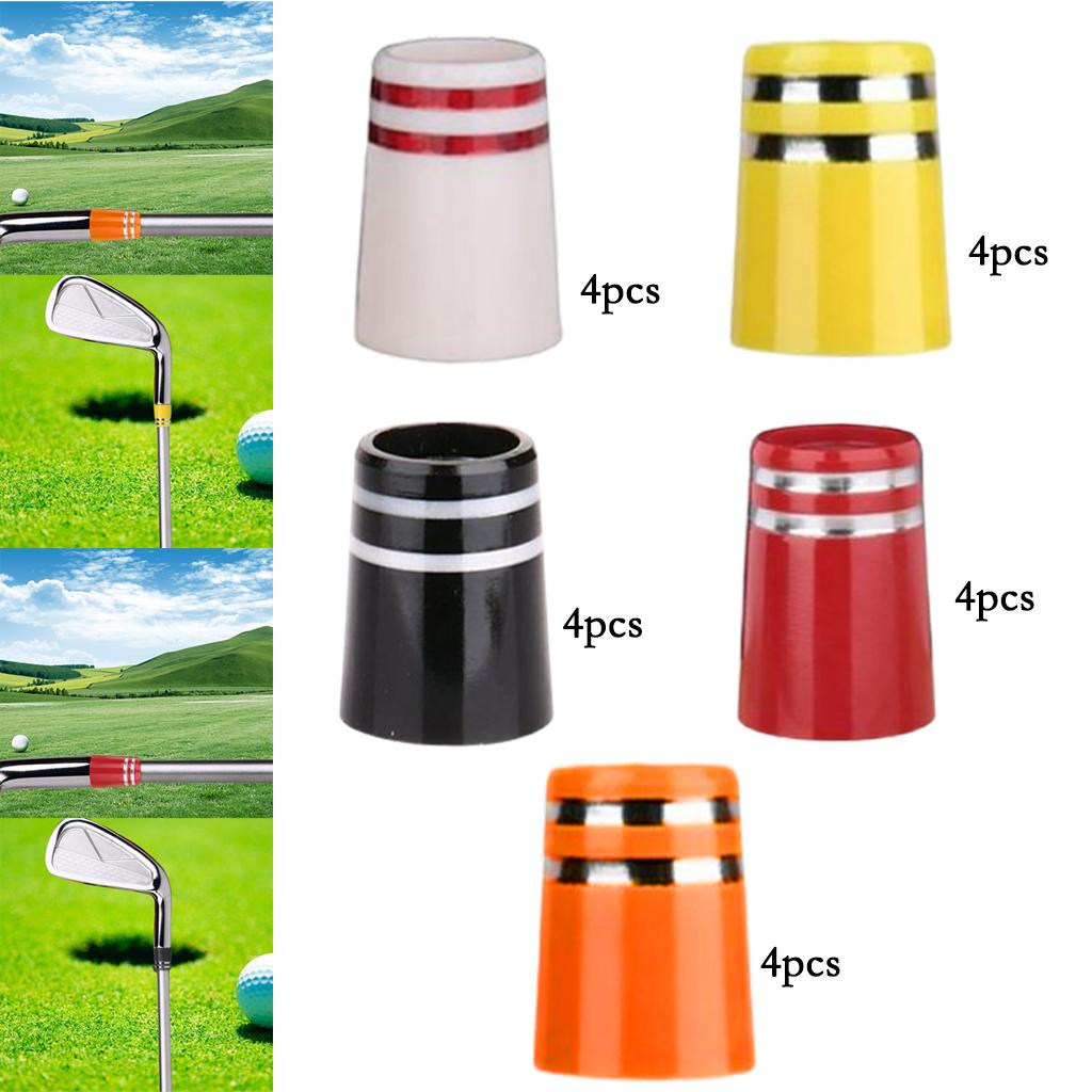 12Pcs Golf Iron Ferrules for Taper Tip Iron Wedge Size .355 End Caps White