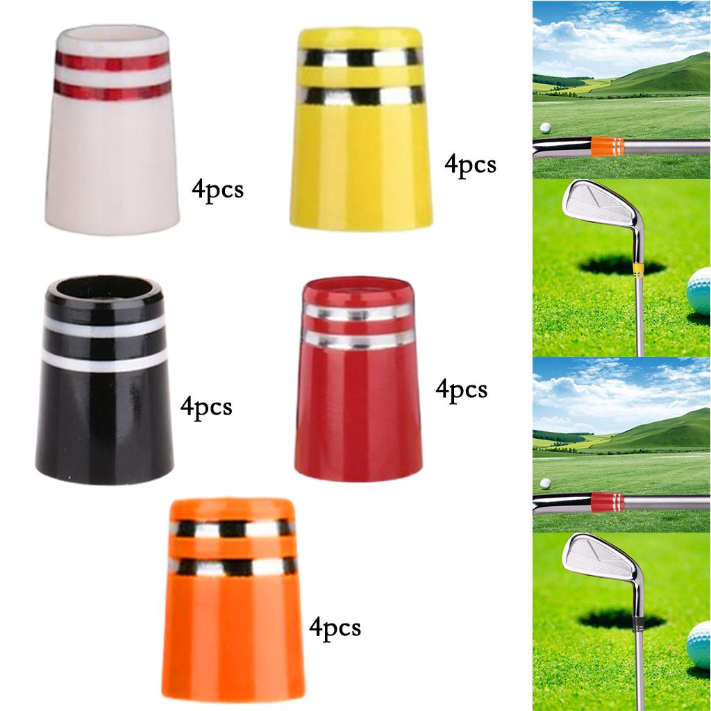 12Pcs Golf Iron Ferrules for Taper Tip Iron Wedge Size .355 End Caps White