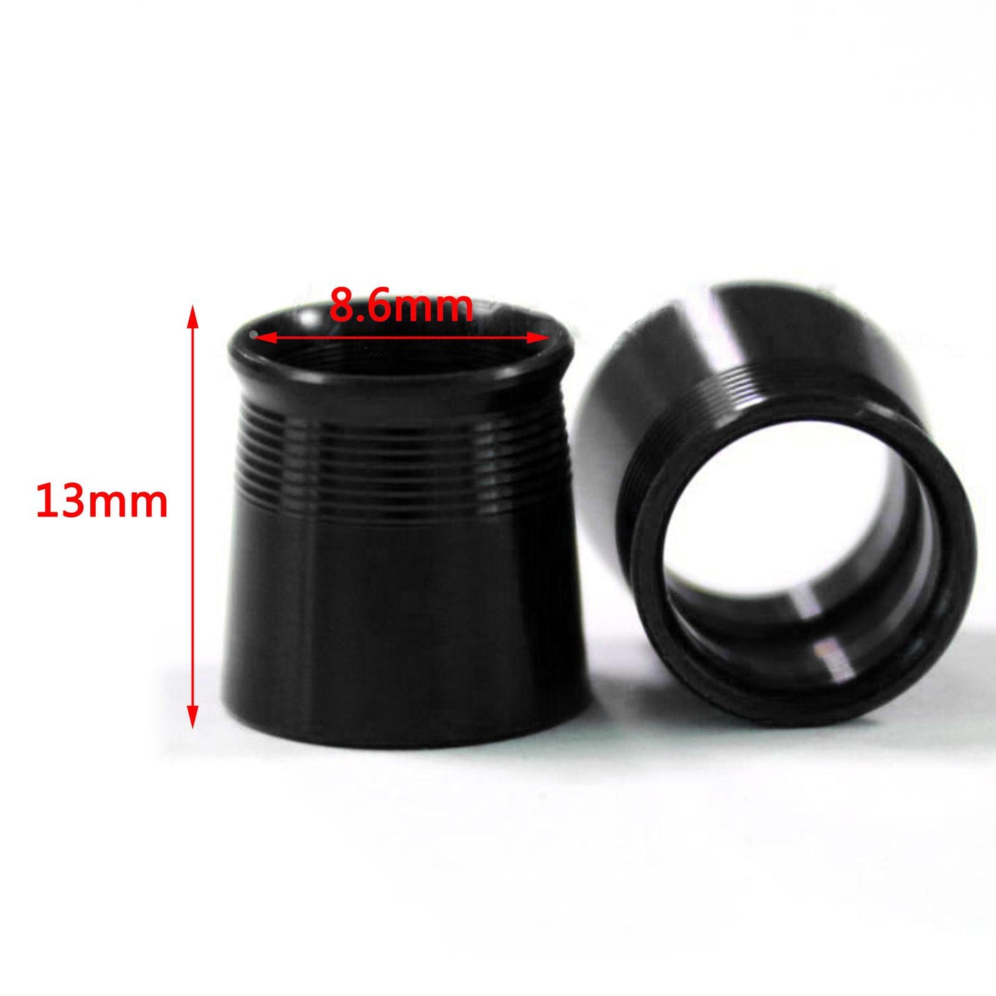 12Pcs Golf Wood Ferrules .335 Driver Fairway Wood Shaft Golf Supplies Black