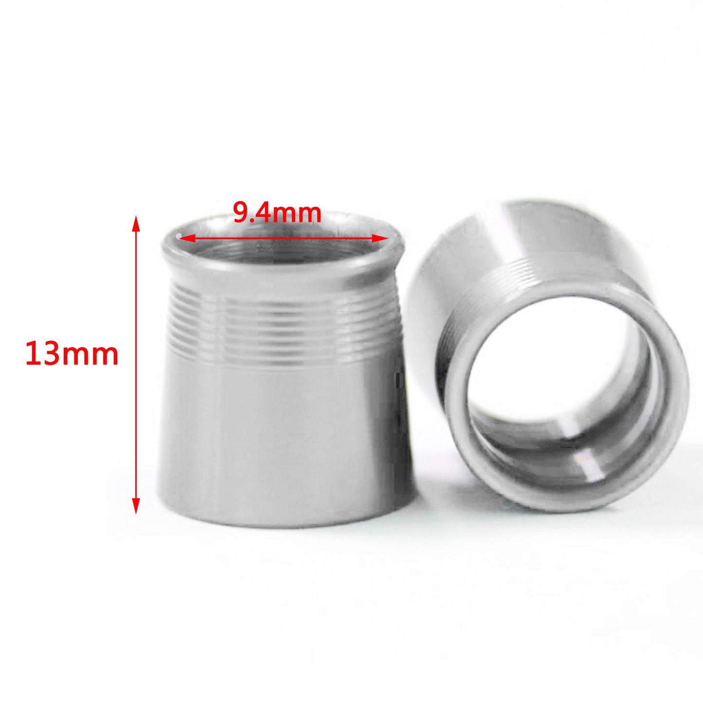 12 Pieces Golf Iron Ferrules for Taper Tip Iron Wedge Protector Guards Silver