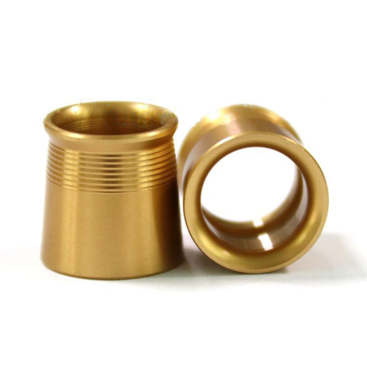 12 Pieces Golf Iron Ferrules for Taper Tip Iron Wedge Protector Guards Gold