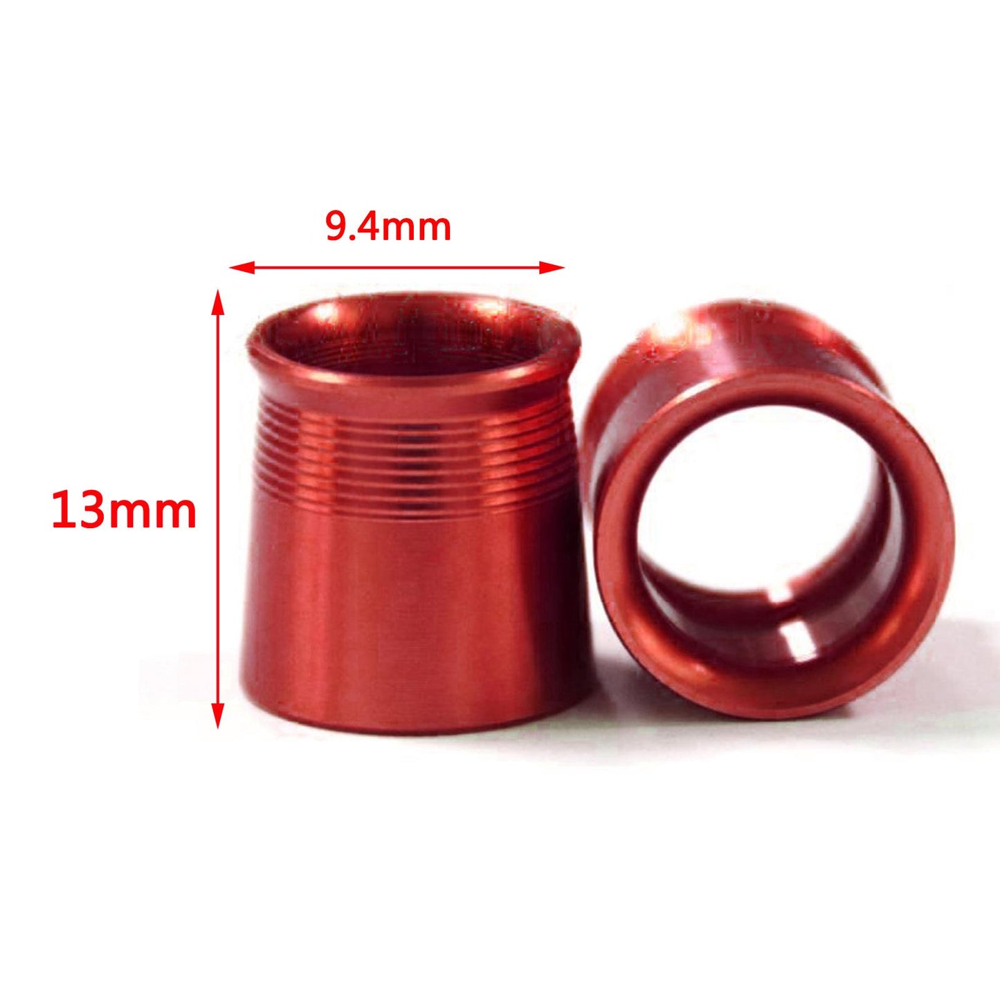 12 Pieces Golf Iron Ferrules for Taper Tip Iron Wedge Protector Guards Red