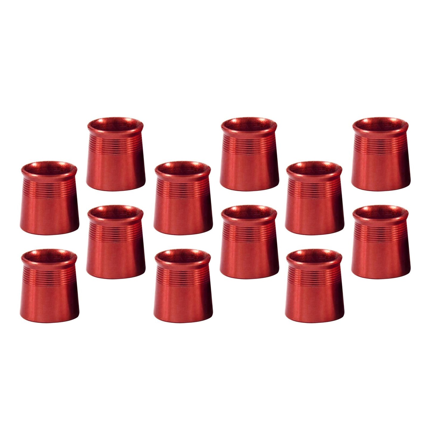 12 Pieces Golf Iron Ferrules for Taper Tip Iron Wedge Protector Guards Red