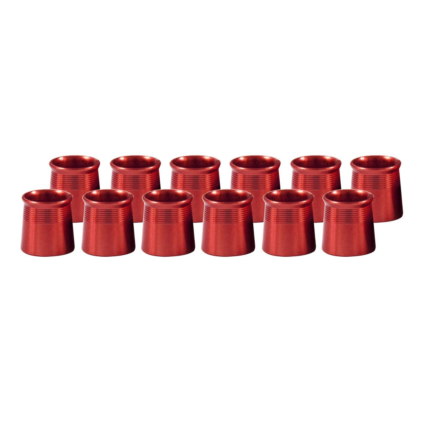 12 Pieces Golf Iron Ferrules for Taper Tip Iron Wedge Protector Guards Red