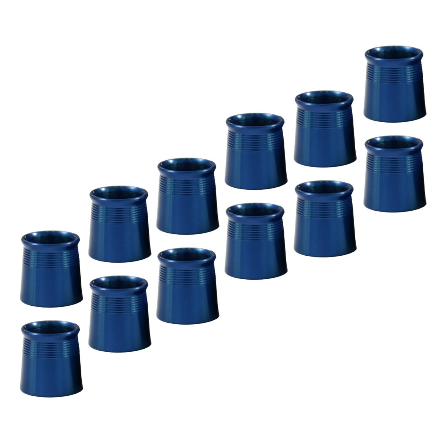 12 Pieces Golf Iron Ferrules for Taper Tip Iron Wedge Protector Guards Blue