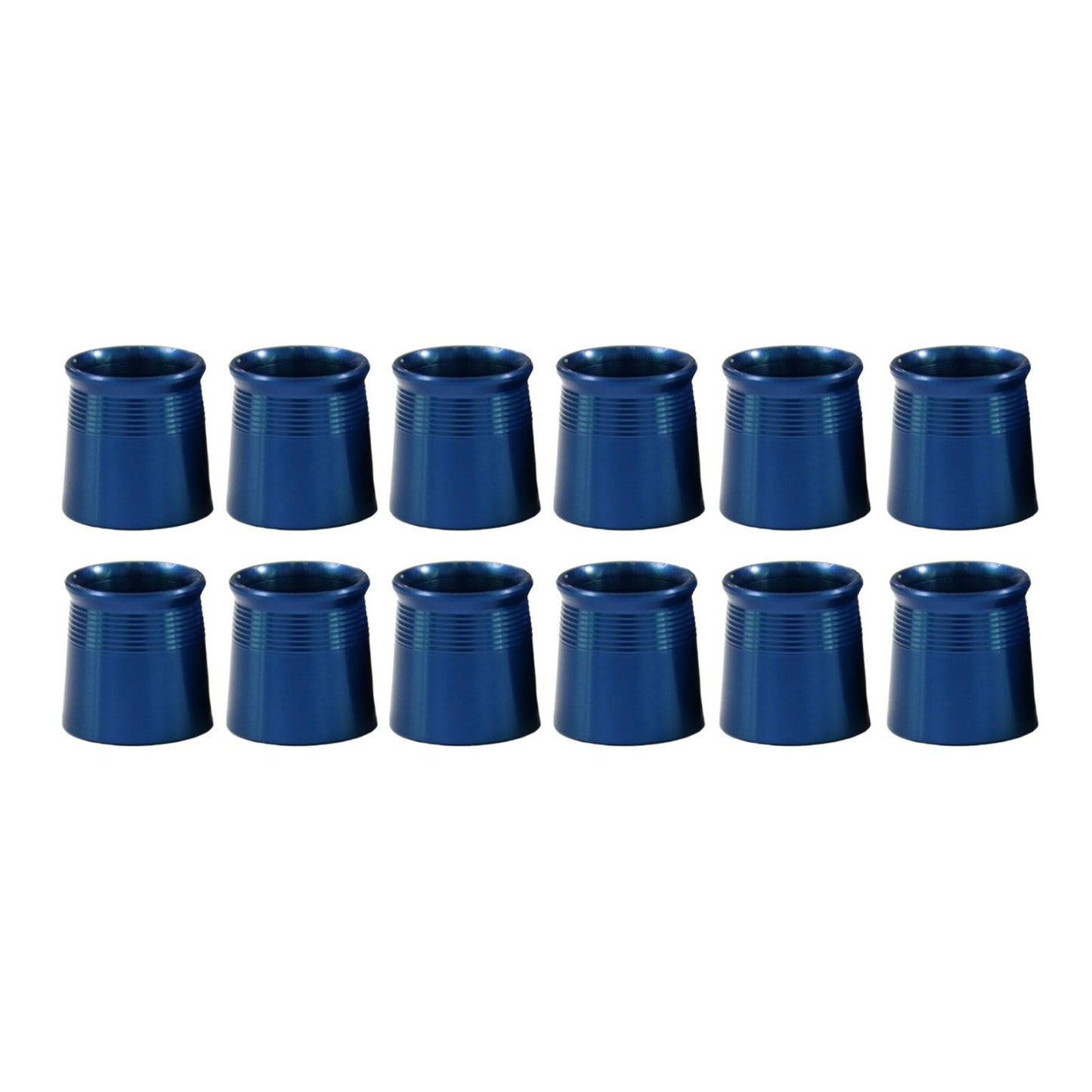 12 Pieces Golf Iron Ferrules for Taper Tip Iron Wedge Protector Guards Blue
