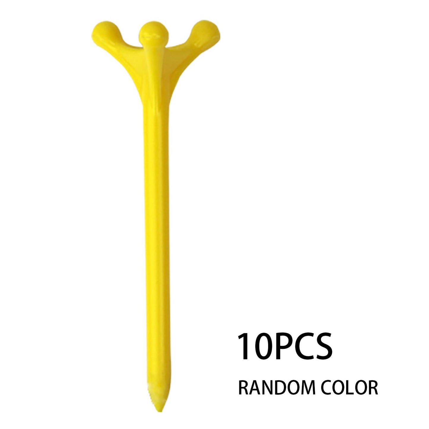 10Pcs Professional Golf Tees Ball Holder Golf Practice Unbreakable Plastic