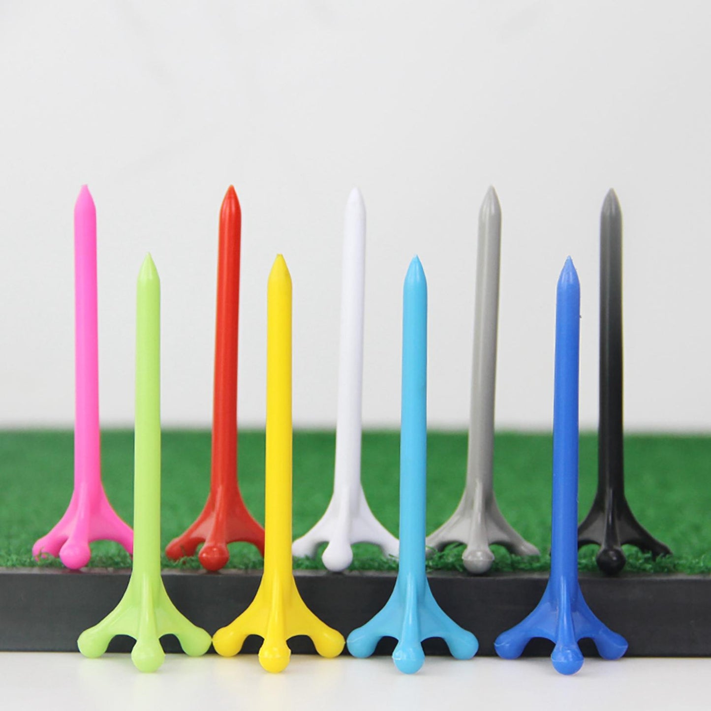 10Pcs Professional Golf Tees Ball Holder Golf Practice Unbreakable Plastic